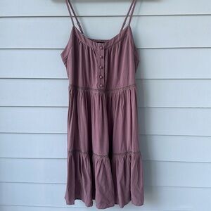 NWT Wishlist Purple Spaghetti Strap Summer Dress with Pockets